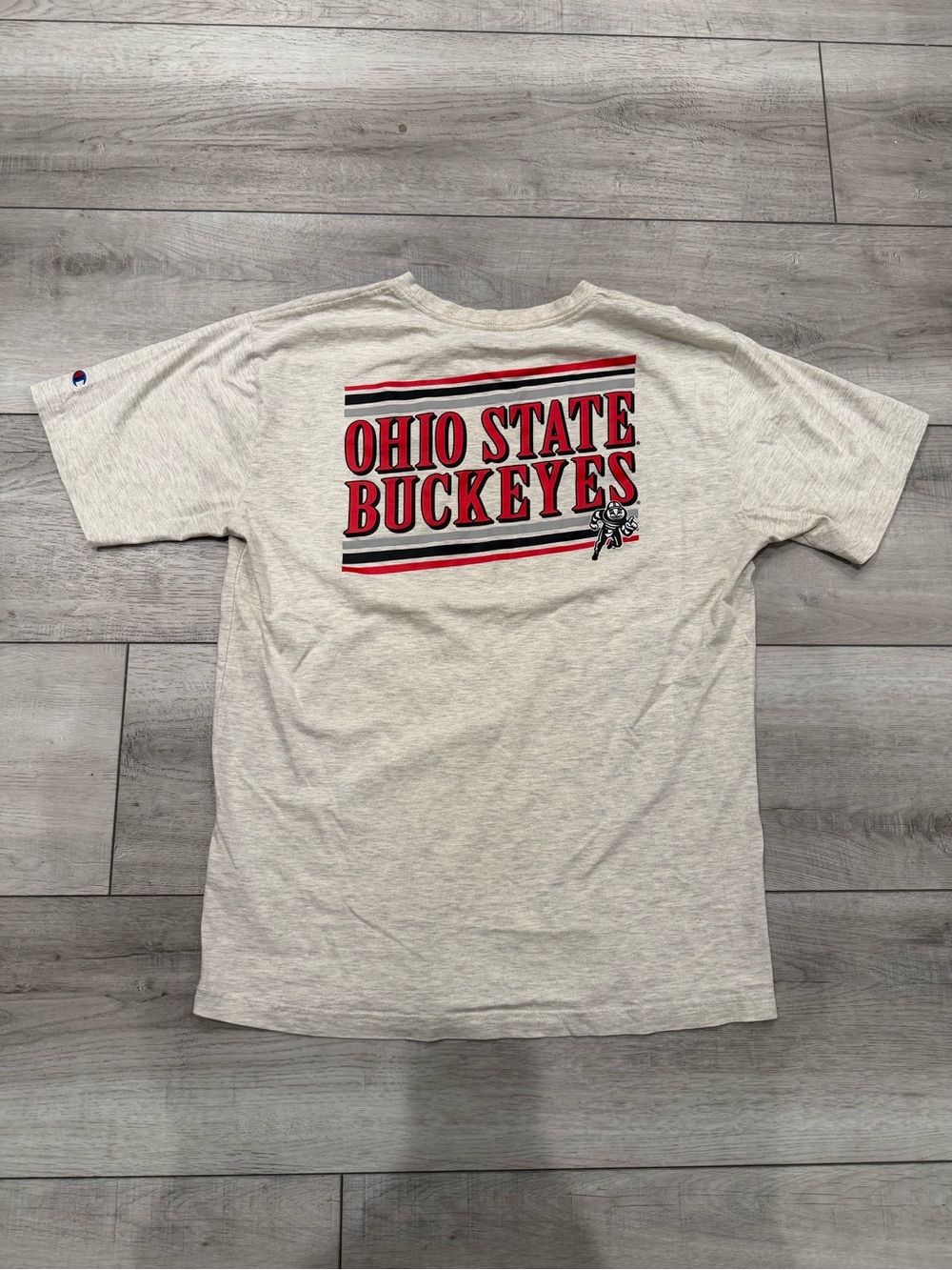 Champion Ohio State Buckeyes Short Sleeve Tee - White, Red, Black